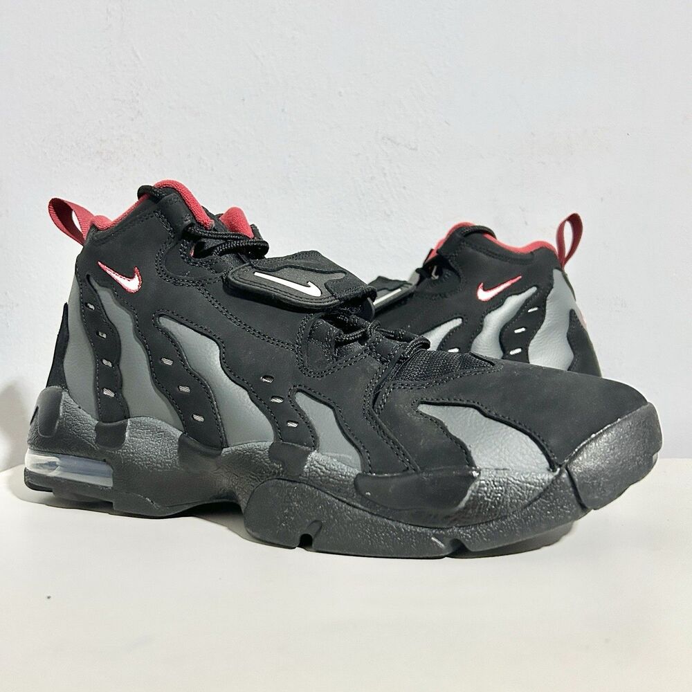 Nike Air DT Max ‘96 “Falcons” Men’s Size 12.5 Black Red Lifestyle Sneakers